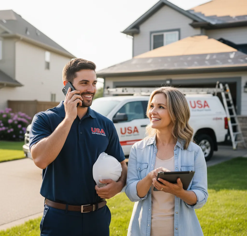 USA Roof Repair Experts customer support in Stapleton